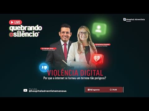 Capa de Live quebrando o silencio — Broadcast, lives, e transmissao ao vivo