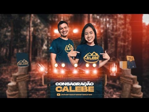 Capa de Live Consagração Calebe — Broadcast, lives, e transmissao ao vivo